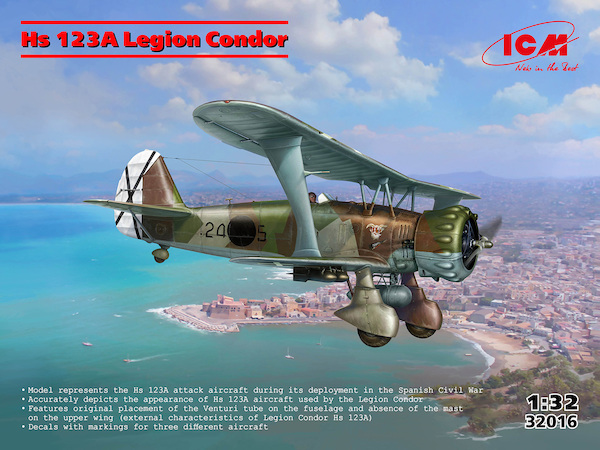 Henschel Hs-123A-1 WWII Legion Condor 32016
