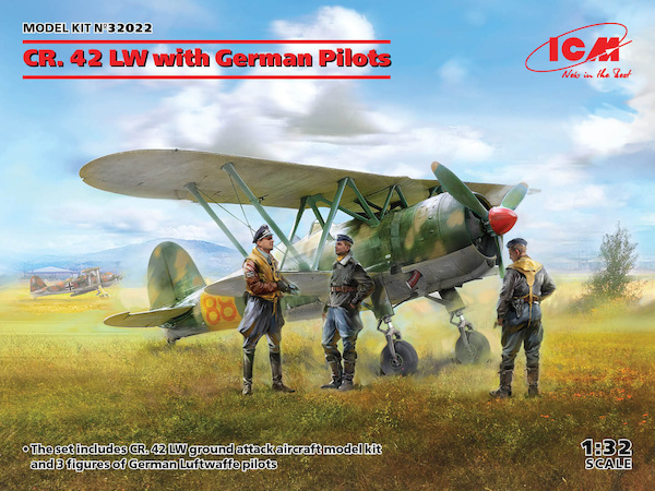 Fiat CR42LW With German pilots 32022