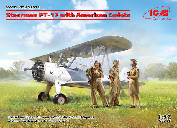 Stearman PT17/N2S-3 Kaydet with American cadets 32051
