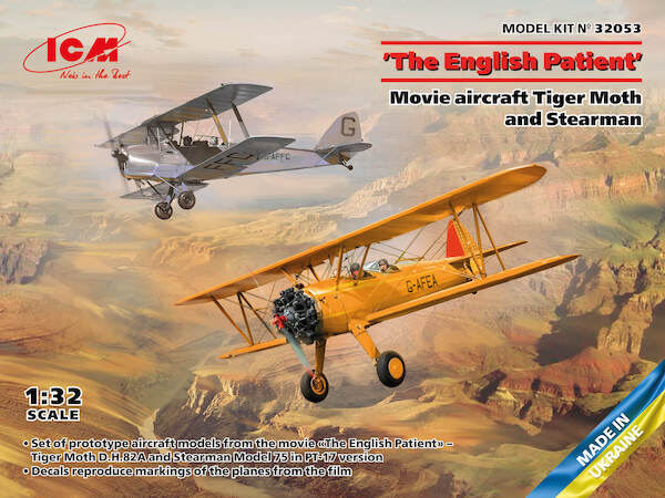 "The English patient', movie Aircraft Tiger Moth and Stearman 32053