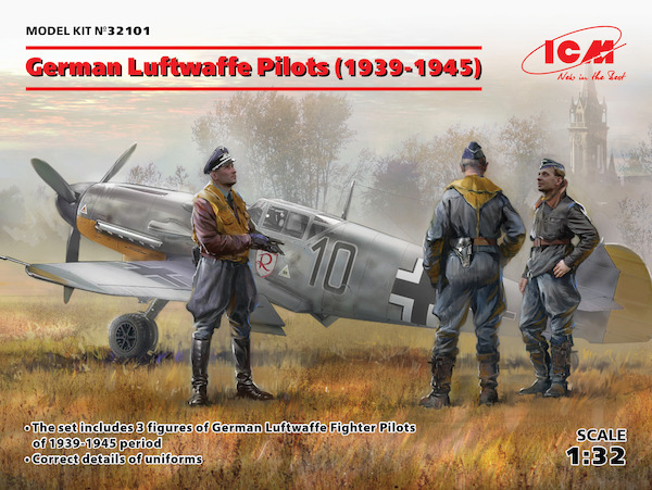 German Luftwaffe Pilots (1939-1945) (3 figures)  32101