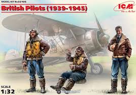 British Pilots 1939-1945 (3 figures) 32105
