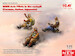 WWII Axis Pilots in Cockpit seated (German, Italian, Japanese) 3 figures icm32111
