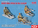 WWII Allied Pilots in Cockpit seated (British, American, Russian) 3 figures icm32111