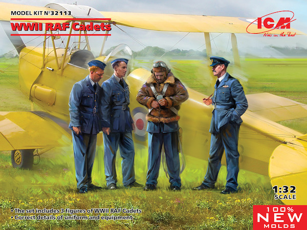 WWII RAF Cadets (4 figures) 32113