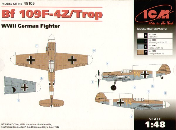 Messerchmit BF109F-4Z/Trop  48105