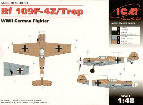 Messerchmit BF109F-4Z/Trop 48105