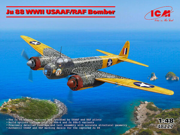 Junkers Ju88A-4/5 WWII UISAAF/RAF Bomber 48227