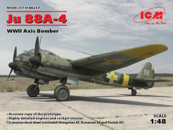 Junkers Ju88A-4 Axis Bomber (Rumanian AF) (SPECIAL OFFER - WAS 44,95) 48237