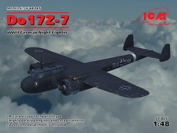 Dornier Do17Z-7 German WWII Nightfighter (Gilze Rijen NL Based!) 48245