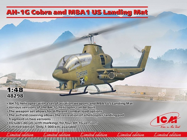AH1G Cobra and M8A1 US landing Mat 48298