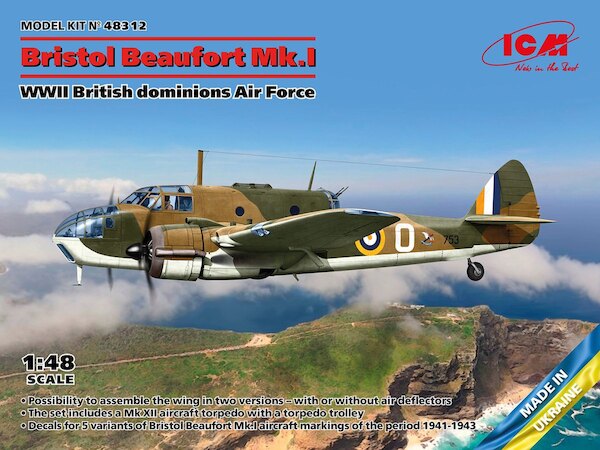 Bristol Beaufort Mk.I (British Dominions A.F.)  48312