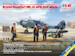 Bristol Beaufort Mk.IA with RAF Pilots and torpedo on dolly icm483123