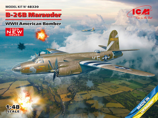 Martin B-26B Marauder WWII American Bomber  48320