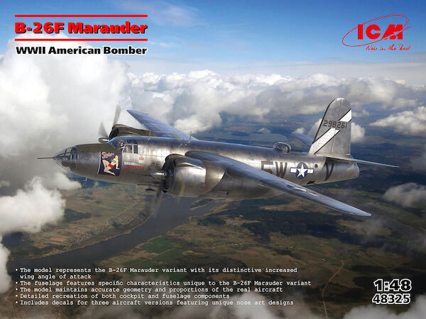 Martin B26F Marauder "WW2 American Bomber" 48325
