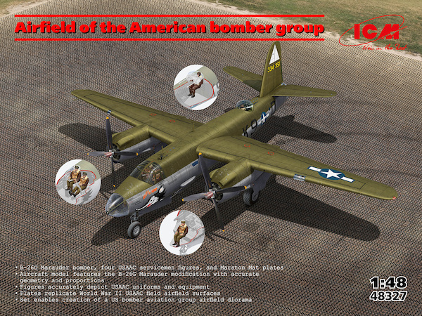 Martin B26G Marauder Airfield of the American bomber group  48327