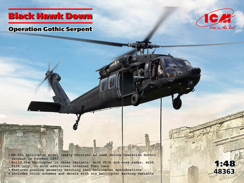 Black Hawk Down. Operation Gothic Serpent (Early MH60L Black Hawk) 48363