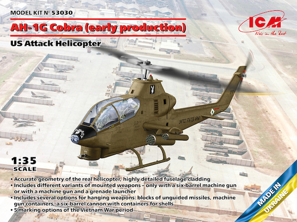 Bell AH-1G Cobra "Early Production" (100% new molds) 53030