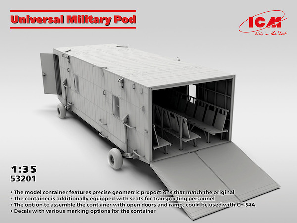 Universal Military Pod for CH54A Tarhe 53201