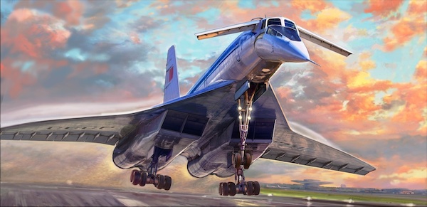 Tu-144 Supersonic civilian aircraft  7045