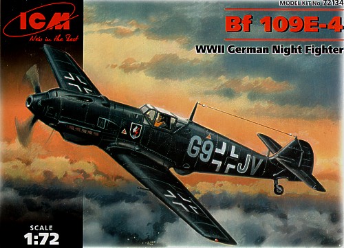 Messerschmitt BF109E-4 Nightfighter (Luftwaffe)  72134