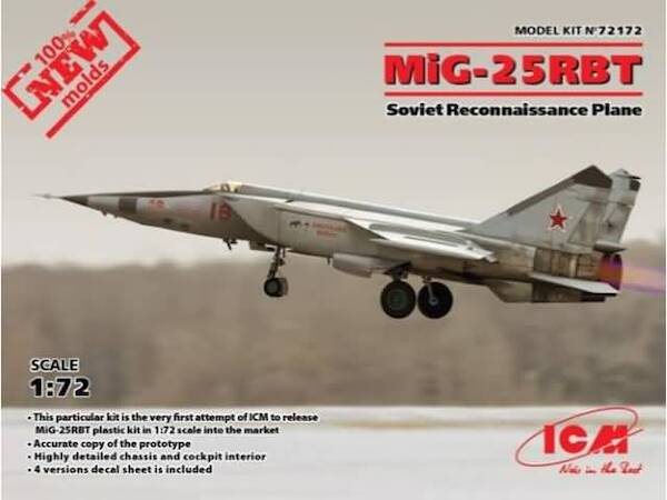 Mikoyan MiG-25RBT Foxbat 72172