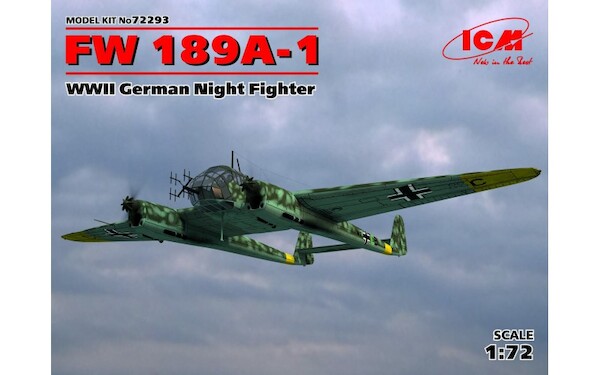 Focke Wulf FW189A-1, WWII German Nightfigher 72293