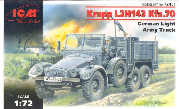 Krupp L4H143 Kfz.70 German light Army truck  72451
