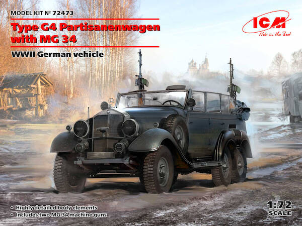 Mercedes Type C4 Partizanenwagen with MG34 72473
