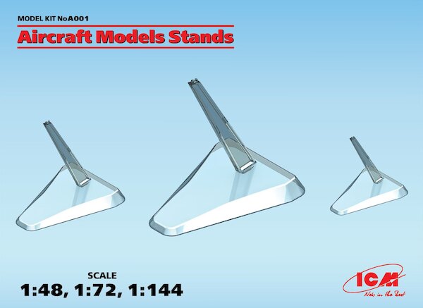 Aircraft Model Stands (Clear) A001