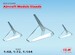 Aircraft Model Stands (Clear) ICM-A001