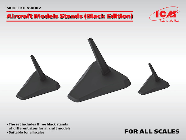 Aircraft Model Stands (BLACK)  A002