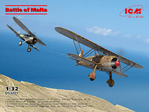 Battle of Malta (Fiat CR42 and Gloster Gladiator) DS3201