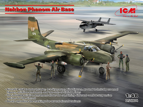 Nakhon Phanom Air Base (B26K Counter invader and O2A Skymaster) DS4804