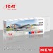 Civil Aviation Acrylic paint set  (6 bottles) ICM-3055