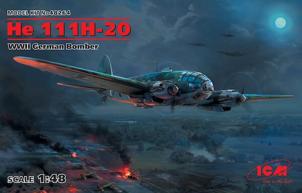 Heinkel He111H-20 WWII German Bomber ICM48264