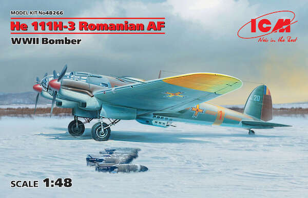 Heinkel He111H-3 WWII Romanian Bomber ICM48266