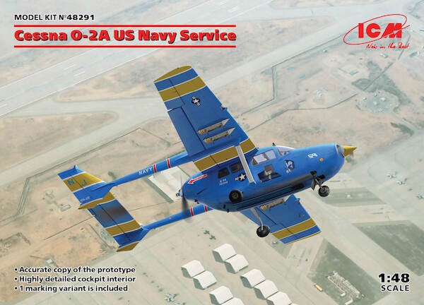 Cessna O2A Skymaster (US Navy Services) (SPECIAL OFFER - WAS EURO 34,95)  ICM48291