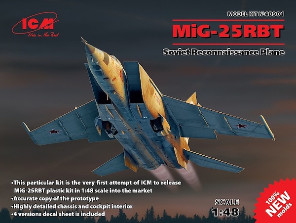 Mikoyan MiG-25RBT Foxbat ICM48901