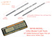 Diamond taper File WIDE type  6,0mm 3 grades (3x)  ICT-0008