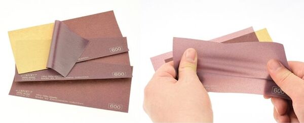 Elastic Sanding Film Semi Gloss 2500 grade  (3 sheets included)  IES-2500G