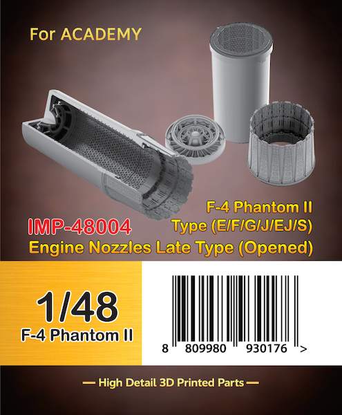 F-4E  Phanton II Long Nozzles  (Academy)  IMP48004