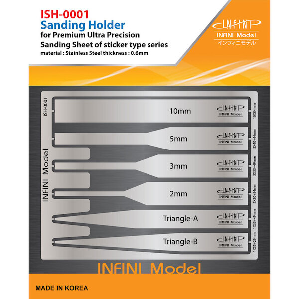 Sanding holder for Sanding sheet of sticker type series ISH-0001