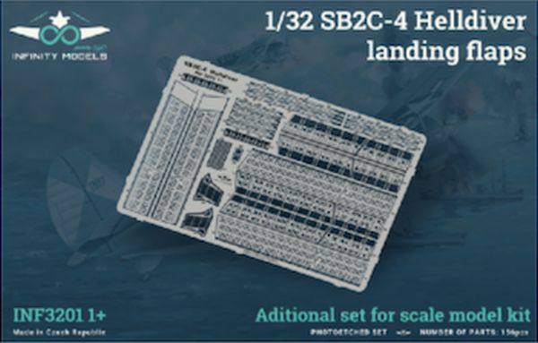 SB2C-4 Helldiver landing flaps (Infinity) (RESTOCK)  INF3201-01+