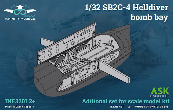 SB2C-4 Helldiver bomb bay  INF3201-02+