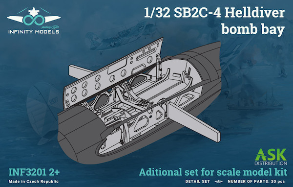 SB2C-4 Helldiver bomb bay INF3201-02+