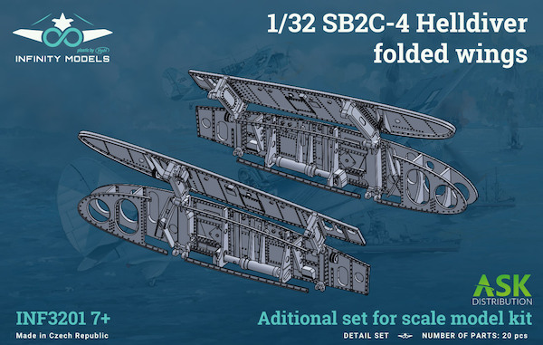 SB2C-4 Helldiver folded wings  INF3201-07+