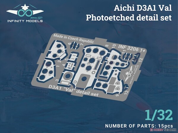 Aichi D3A-1 "Val" -  photoetched  detail set  INF3206-01