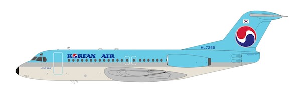 Fokker F28-4000 Fellowship Korean Air HL7265 B-F28-KL-25