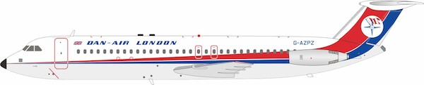 BAC111-515FB Dan-Air London G-AZPZ IF111DA0425